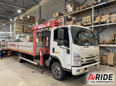 Рис. 1 Наши проекты: Пневмоподвеска на Isuzu NQ 90