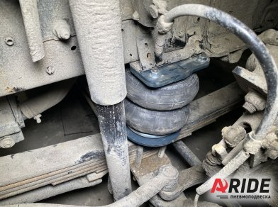 Рис. 2 Наши проекты: Пневмоподвеска на Isuzu NQ 90