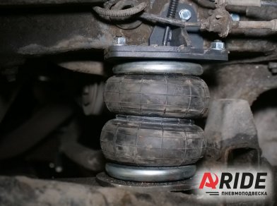 Рис. 5 Наши проекты: Вспомогательная пневмоподвеска на JAC N56