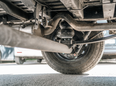 Рис. 4 Наши проекты: Пневмоподвеска на MAXUS V80