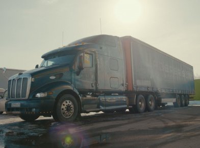 Рис. 2 Наши проекты: Пневмоподвеска Peterbilt 387