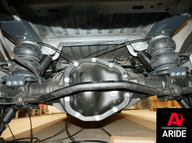 Рис. 6 Наши проекты: Пневмоподвеска на Renault Master последнего поколения