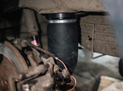 Рис. 4 Наши проекты: Пневмоподвеска на Renault Kangoo