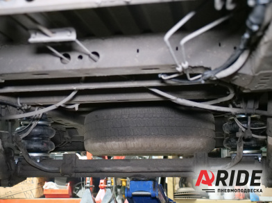 Рис. 3 Наши проекты: Пневмоподвеска на Renault Master