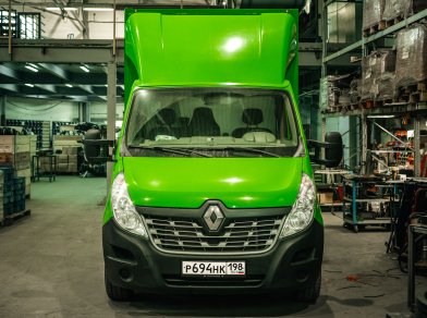 Рис. 2 Наши проекты: Пневмоподвеска на Renault Master