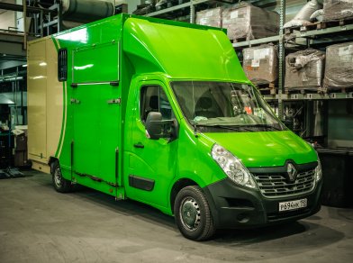 Рис. 1 Наши проекты: Пневмоподвеска на Renault Master