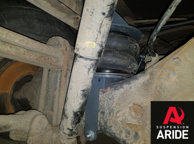 Рис. 10 Наши проекты: Пневмоподвеска на Renault Midlum - Этапы установки