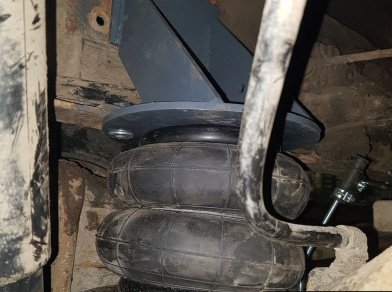 Рис. 12 Наши проекты: Пневмоподвеска на Renault Midlum - Этапы установки