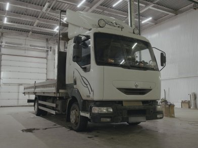 Рис. 1 Наши проекты: Пневмоподвеска Renault Midlum