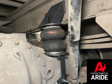 Рис. 2 Наши проекты: Установка комплекта пневмоподвески Renault Midlum