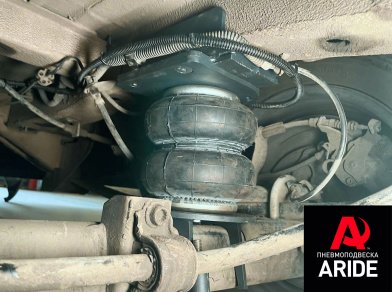 Рис. 9 Наши проекты: Установка пневмоподвески на Volkswagen Crafter