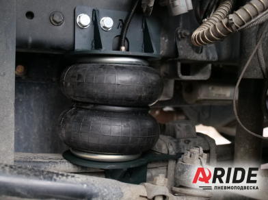 Рис. 3 Наши проекты: Вспомогательная пневмоподвеска на Shacman X6000