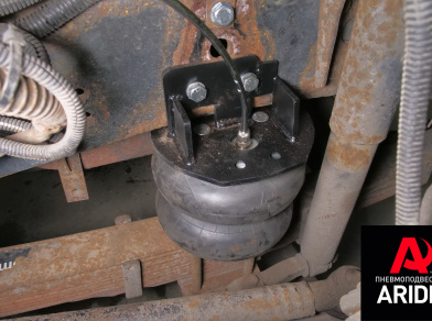 Рис. 6 Наши проекты: Установка пневмоподвески на автомобиль TATA 613