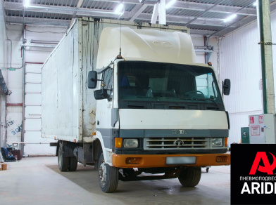 Рис. 1 Наши проекты: Установка пневмоподвески на автомобиль TATA 613