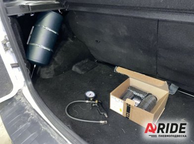 Рис. 8 Наши проекты: Оснащение воздушной системой Lada Niva Travel