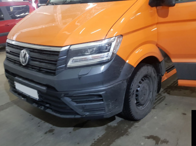Рис. 1 Наши проекты: Установка пневоподвески на Volkswagen Crafter 2020 года