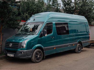 Рис. 1 Проект 1: установка пневмоподвески на Volkswagen Crafter