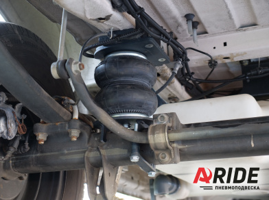 Рис. 4 Наши проекты: Пневматические подушки на Volkswagen Crafter 