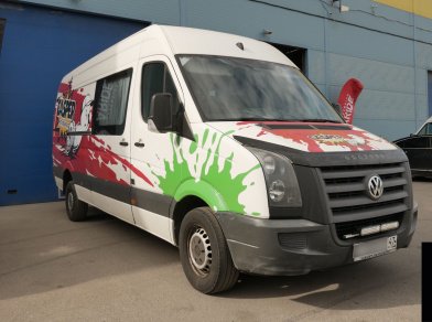 Рис. 1 Наши проекты: Пневмоподвеска задняя ось Фольцваген Крафтер