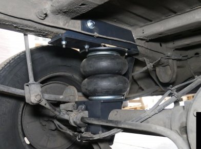 Рис. 4 Наши проекты: Пневмоподвеска задняя ось Фольцваген Крафтер