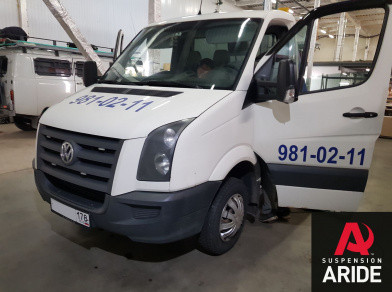 Рис. 10 Наши проекты: Пневмоподвеска на VW Крафтер 50 - Этапы установки