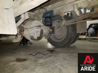 Рис. 8 Наши проекты: Пневмоподвеска на VW Крафтер 50 - Этапы установки