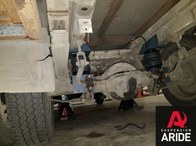 Рис. 7 Наши проекты: Пневмоподвеска на VW Крафтер 50 - Этапы установки