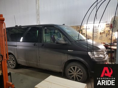 Рис. 10 Наши проекты: Пневмоподвеска на Volkswagen Multivan - Этапы установки