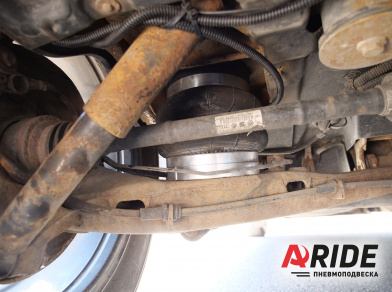 Рис. 6 Наши проекты: Пневмоподвеска на Volkswagen Transporter T5