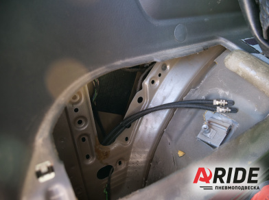 Рис. 4 Наши проекты: Пневмоподвеска на Volkswagen Transporter T5