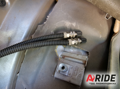 Рис. 3 Наши проекты: Пневмоподвеска на Volkswagen Transporter T5