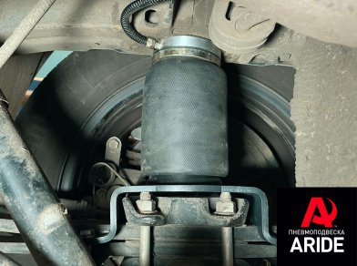 Рис. 3 Наши проекты: Установка комплекта пневмоподвески на Volkswagen Caddy