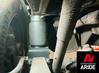 Рис. 2 Наши проекты: Установка комплекта пневмоподвески на Volkswagen Caddy