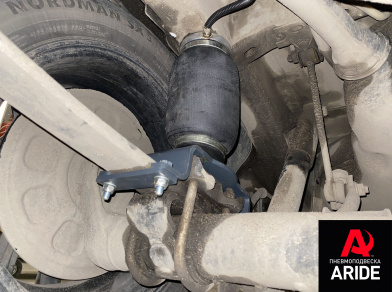 Рис. 9 Наши проекты: Вспомогательная пневмоподвеска на Volkswagen Caddy