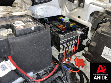 Рис. 8 Наши проекты: Вспомогательная пневмоподвеска на Volkswagen Caddy