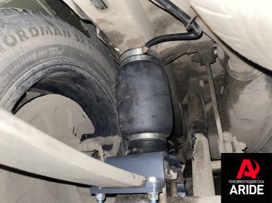 Рис. 10 Наши проекты: Вспомогательная пневмоподвеска на Volkswagen Caddy