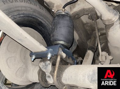 Рис. 9 Наши проекты: Вспомогательная пневмоподвеска на Volkswagen Caddy