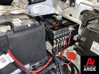 Рис. 8 Наши проекты: Вспомогательная пневмоподвеска на Volkswagen Caddy