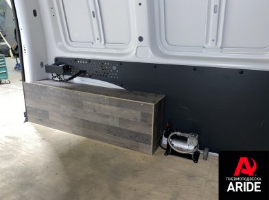 Рис. 5 Наши проекты: Вспомогательная пневмоподвеска на Volkswagen Caddy