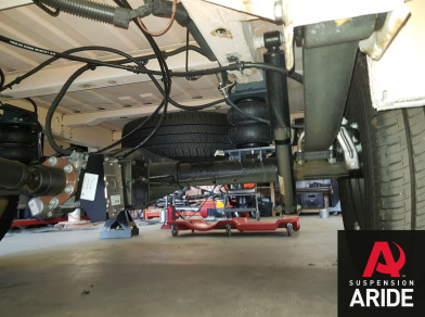 Рис. 8 Наши проекты: Пневмоподвеска на Крафтер (2017-н.в.) - Этапы установки