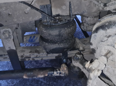 Рис. 3 Наши проекты: Установка пневмоподвески Камаз 65115