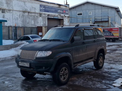 Рис. 1 Наши проекты: Полная пневмоподвеска УАЗ Патриот