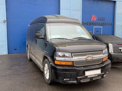 Рис. 1 Наши проекты: Пневмоподвеска на ﻿Chevrolet Express 1500 для комфорта - Этапы установки
