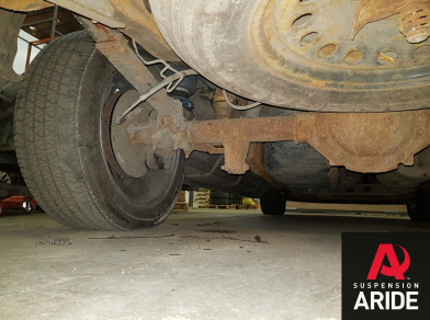 Рис. 9 Наши проекты: Пневмоподвеска на Chevrolet Express 1500 в СТО - Этапы установки