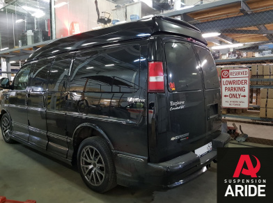 Рис. 15 Наши проекты: Пневмоподвеска на Chevrolet Express 1500 в СТО - Этапы установки