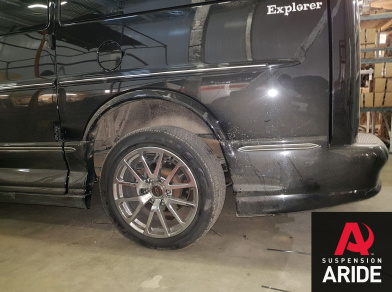 Рис. 17 Наши проекты: Пневмоподвеска на Chevrolet Express 1500 в СТО - Этапы установки