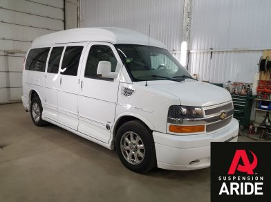 Рис. 1 Наши проекты: Пневмоподвеска на Chevrolet Express 1500 с ГБО - Этапы установки