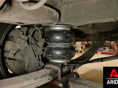 Рис. 2 Наши проекты: Пневмоподвеска на заднюю ось Citroen Jamper