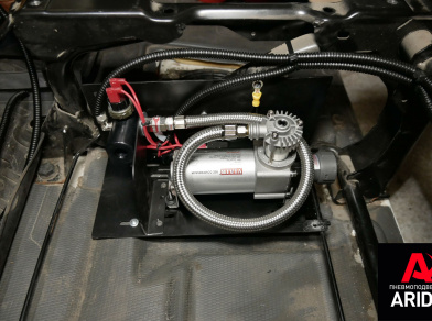 Рис. 4 Наши проекты: Пневмоподвеска на заднюю ось Citroen Jamper