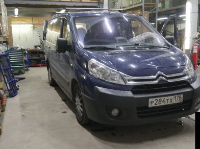 Рис. 1 Наши проекты: Установка пневмоподвески Citroen Jumpy